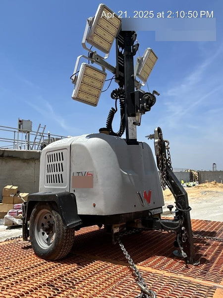 2019 Wacker Neuson LTV6L-MH Wacker Neuson LTV6L Mobile Light Tower w/Fuel Level Sensor Installed