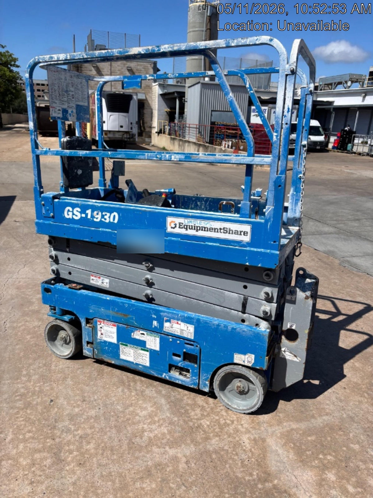 2019 Genie GS-1930 Fixed rails with chain Entry