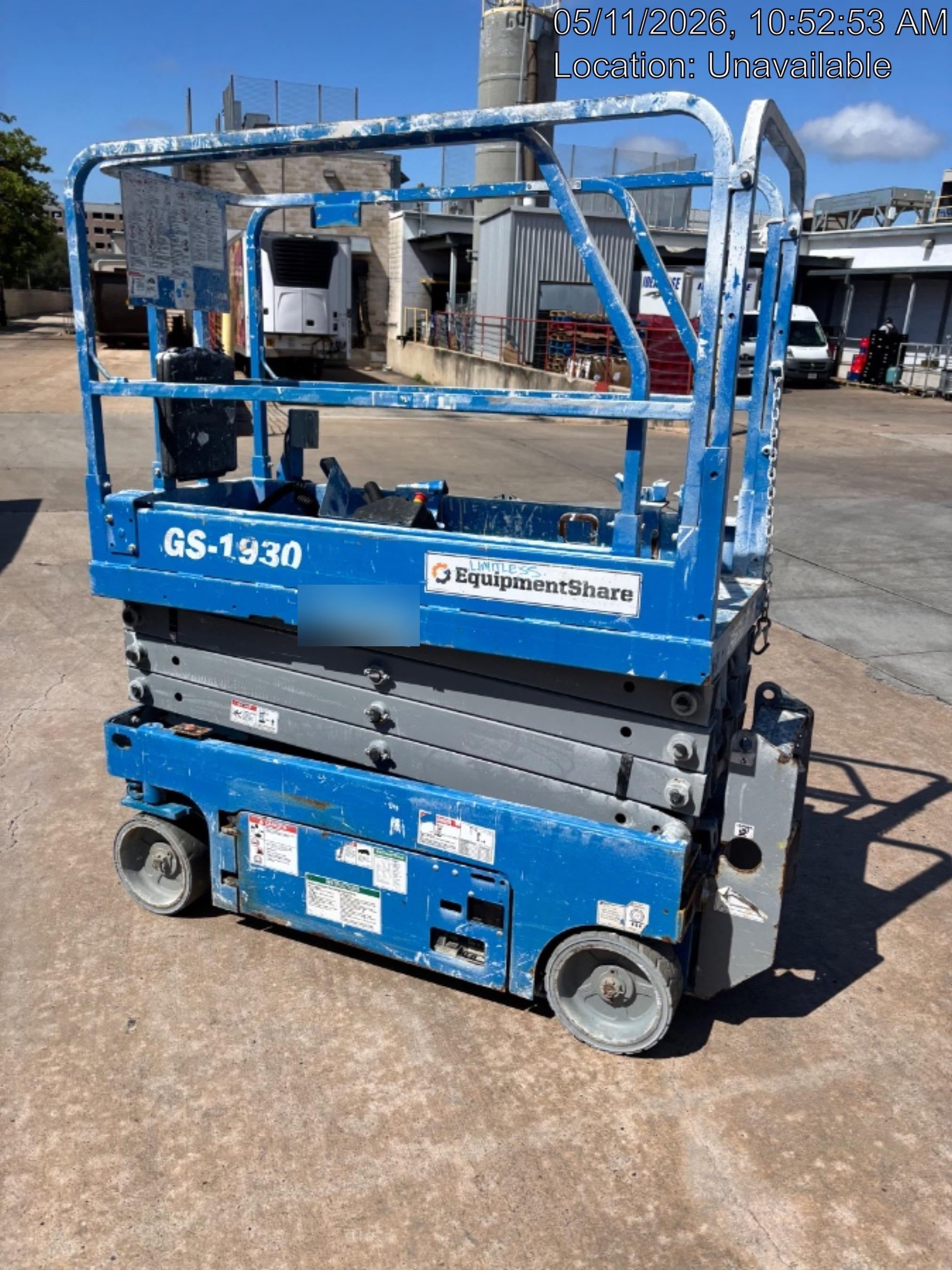 2019 Genie GS-1930 Fixed rails with chain Entry