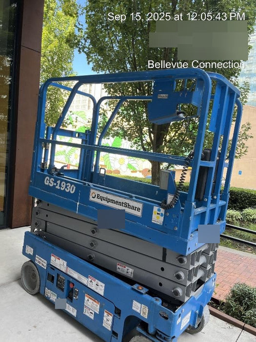 2019 Genie GS-1930 Half Height Swing Gate, 800W Inverter