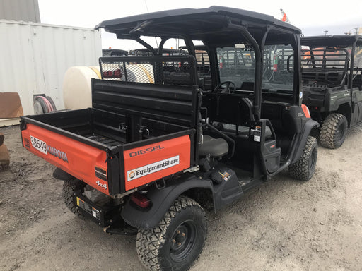 2019 Kubota RTV-X1140W-H 4wd Utility Cart, LED Strobe, Windshield Tempered Glass, Plastic Canopy, Wire Harness Kit, Backup Alarm