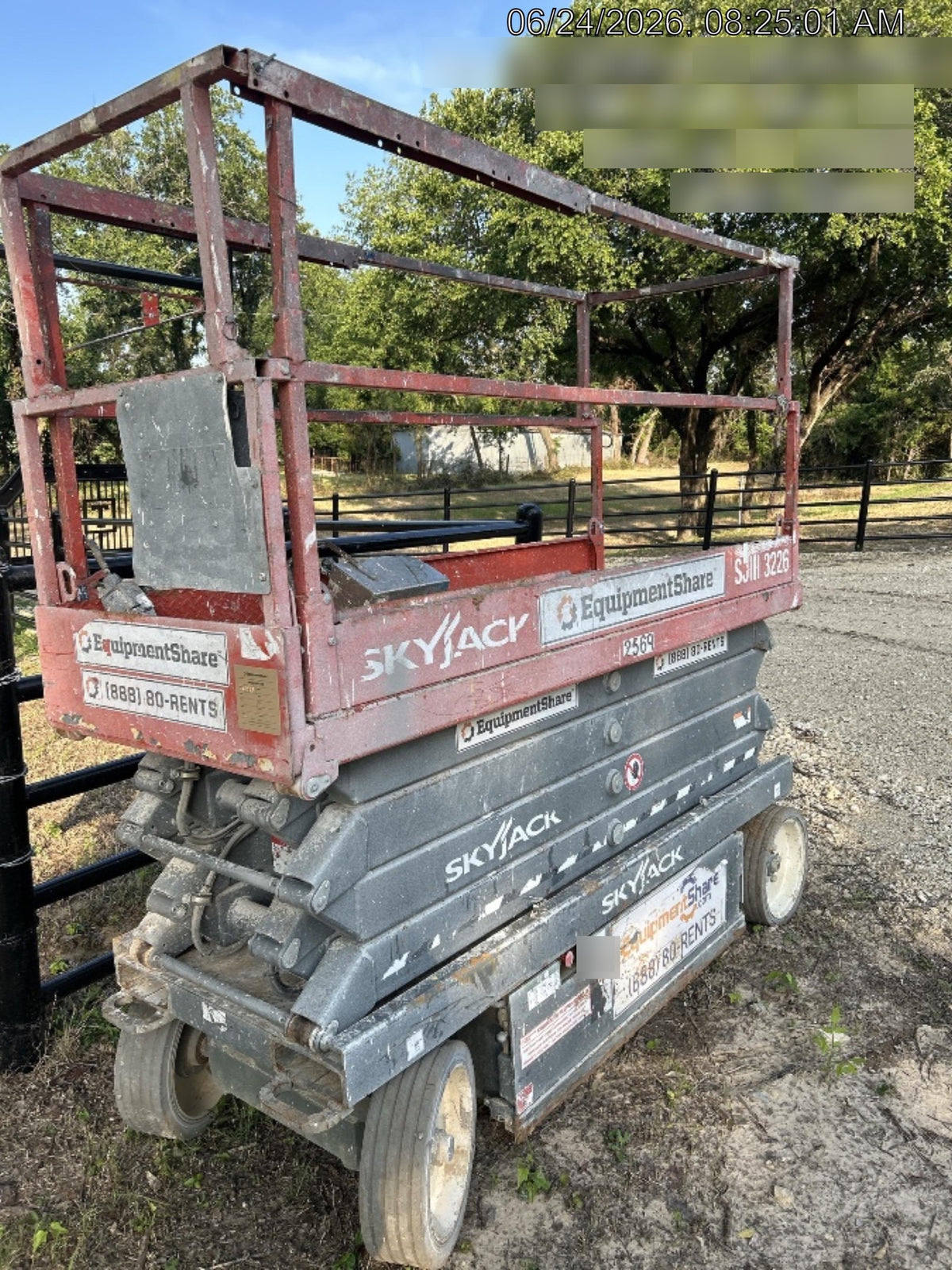 2016 Skyjack SJIII-3226 Standard Options