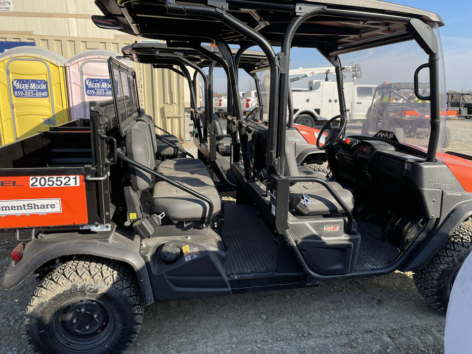 2022 Kubota RTV-X1140W-H Plastic Canopy, Windshield Acrylic Clear, LED Strobe Light, Wire Harness Kit, Back up Alarm