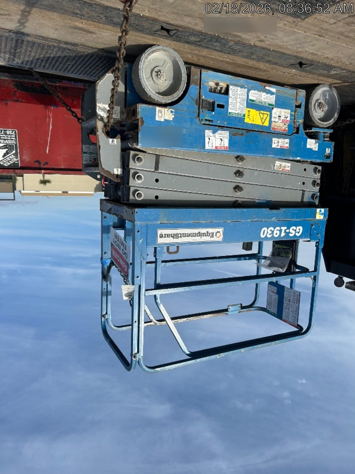 2019 Genie GS-1930 Fixed Rails with Chain Entry