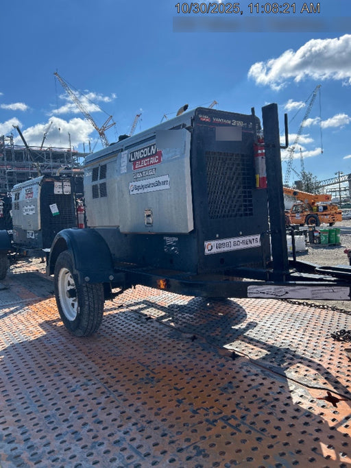 2020 Lincoln Electric Vantage 322 Welder Ready-Pak 3, w/ GPS & Decals (includes trailer, cable rack, fender light kit)