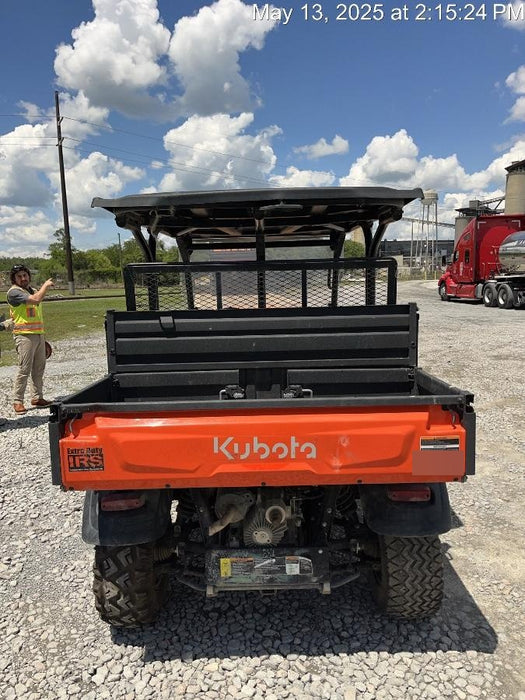 2021 Kubota RTV-X1140W-H Plastic Canopy, Windshield Acrylic Clear, LED Strobe Light, Wire Harness Kit, Back up Alarm