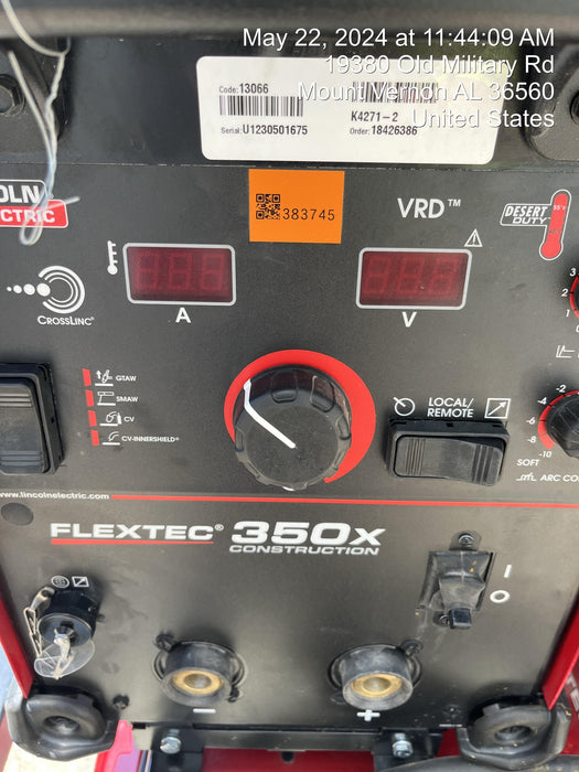 2024 LINCOLN ELECTRIC FLEXTEC 350X