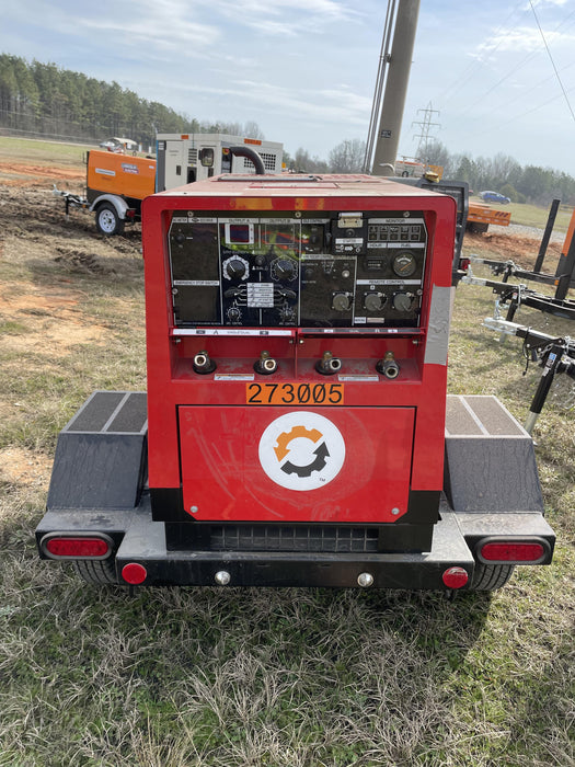 2022 Shindaiwa DGW400MDL Kubota D902 Engine, 23 HP, Dual Op Welder, Wire, Arc, Droop Stick, Tig, and CC Stick Functionality, Simulphase, 3 Phase and 1 Phase Gen Output, Single Axle NB Trlr, Slr Trckl Chrg 12V 12W, Fire Ext