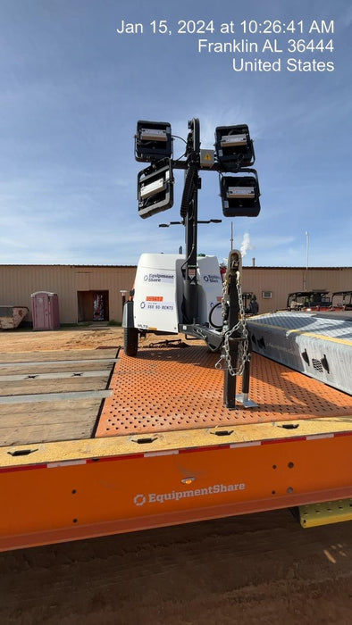 2023 Generac MLT2 Diesel, Flex Switch 120V Input, Powerzone Controller, 
(4) 320W LED Lights, 4kW Generator, 39.9 Gal Fuel Tank, 2" Ball, T3