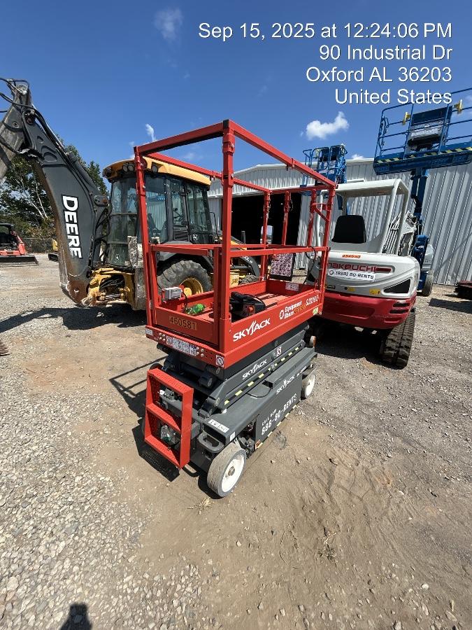 2024 Skyjack SJ3219 Electric Drive, Sld NM Tires, DBcns, RFRails, Power to Platform, T3 + Access Control