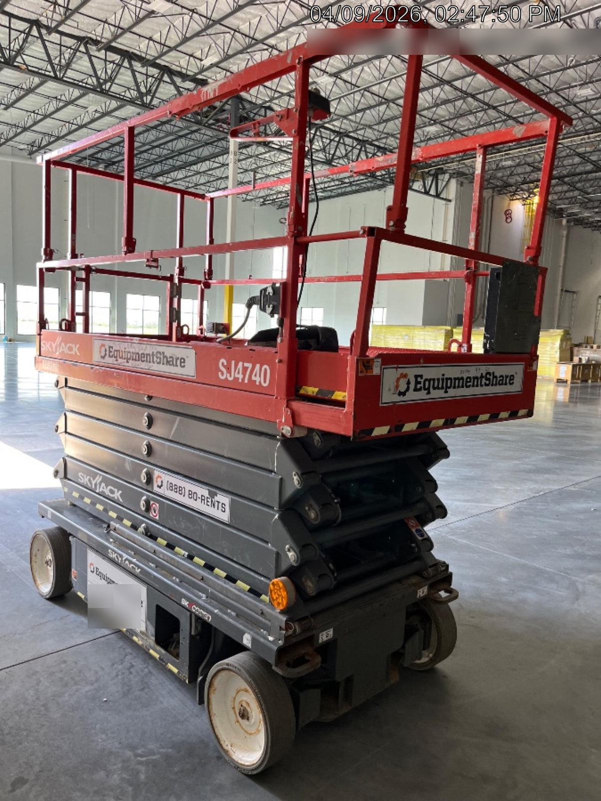 2021 Skyjack SJ4740 Hyd Drive, Sld NM Tires, DBcns, EST