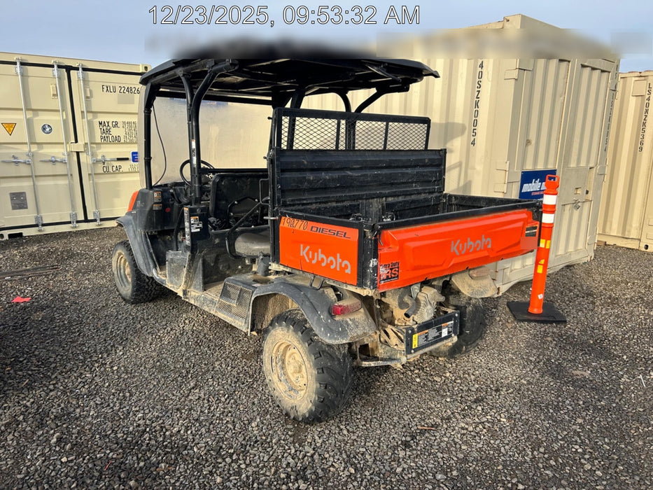 Kubota RTV-X1140W-H Plastic Canopy, Windshield Acrylic Clear, LED Strobe Light, Wire Harness Kit, Back up Alarm