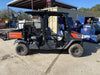 Kubota RTV-X1140W-H 4wd Utility Cart, LED Strobe, Windshield Tempered Glass, Pastic Canopy, Wire Harness Kit, Backup Alarm