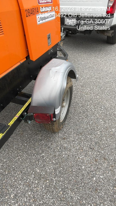 2022 Lincoln Electric LE400 Kubota V1505, Trlr, Cable Rack, Light Kit, ES Decals, T3