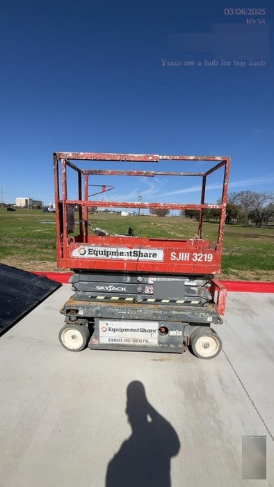 2019 Skyjack SJIII-3219 Standard Options, Trojan Batteries