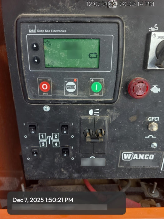 2024 Wanco WLTT-4MM4K Diesel, Deep Sea Controller, Shore Power Plug, Auto Start, (4) 350W LED Floodlights, 4kW Generator, 60 Gal Fuel Tank, 2" Ball, T3
