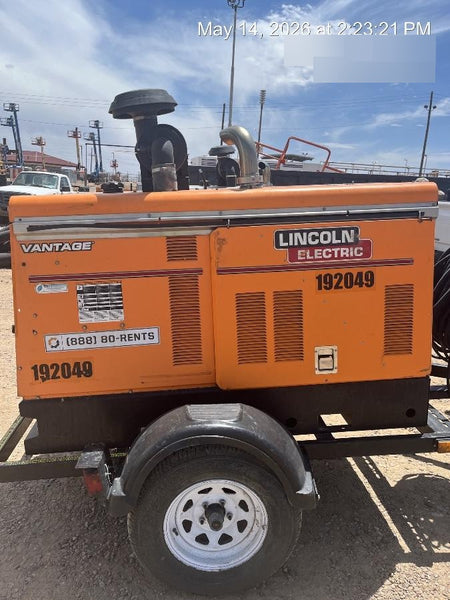 2021 Lincoln Electric Vantage 549X Ready Pak 3, ORANGE (includes trailer, cable rack, fender light kit)