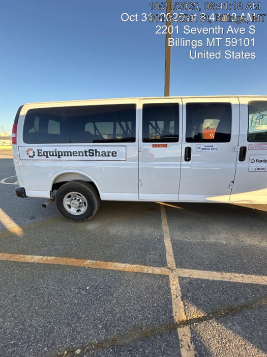2025 CHEVROLET Express Van - Rental