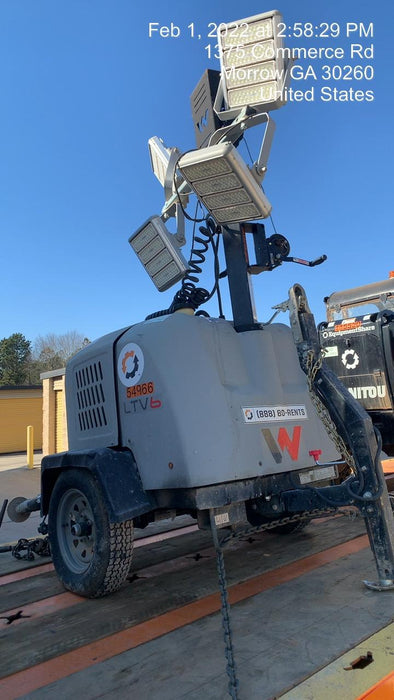 2019 Wacker Neuson LTV6K-LED Standard LED Towable Light Tower w/None