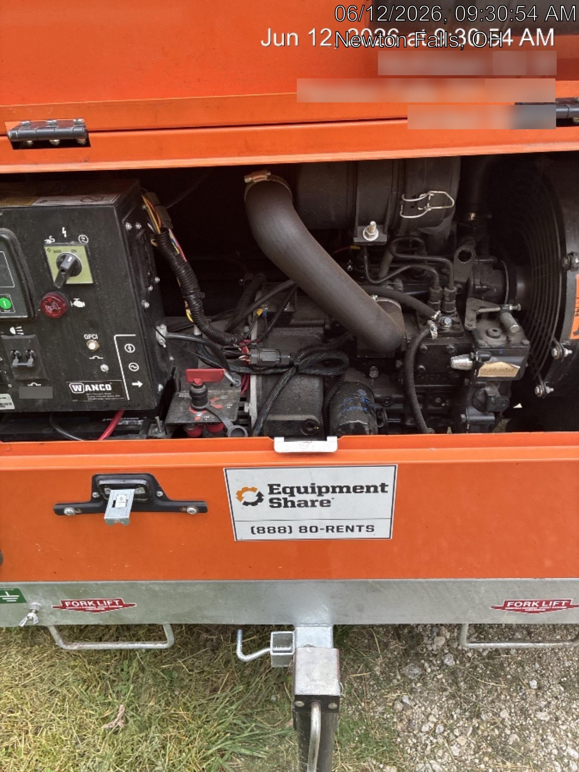 2024 Wanco WLTT-4MM4K Diesel, Deep Sea Controller, Shore Power Plug, Auto Start, (4) 350W LED Floodlights, 4kW Generator, 60 Gal Fuel Tank, 2" Ball, T3
