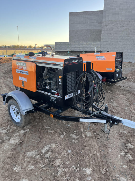 2022 Lincoln Electric LE400 Kubota V1505, Trlr, Cable Rack, Light Kit, ES Decals, T3