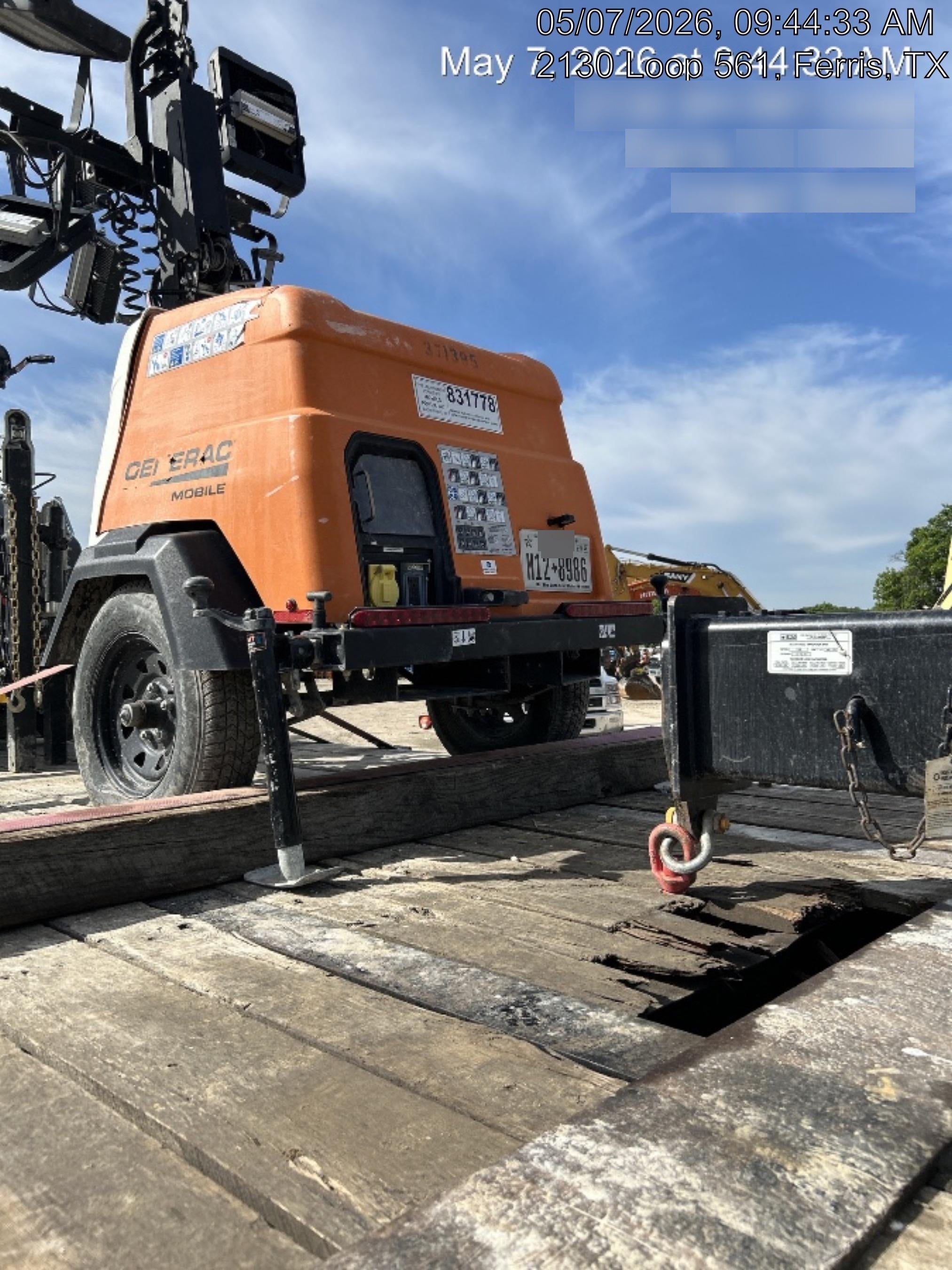 2023 Generac MLT2 Diesel, Flex Switch 120V Input, Powerzone Controller, 
(4) 320W LED Lights, 4kW Generator, 39.9 Gal Fuel Tank, 2" Ball, T3