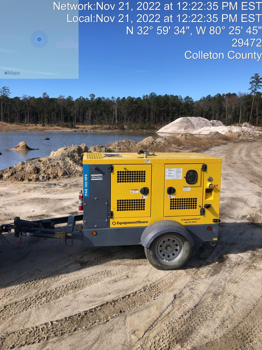 2021 ATLAS COPCO PAS 100 HF CS Enclosed