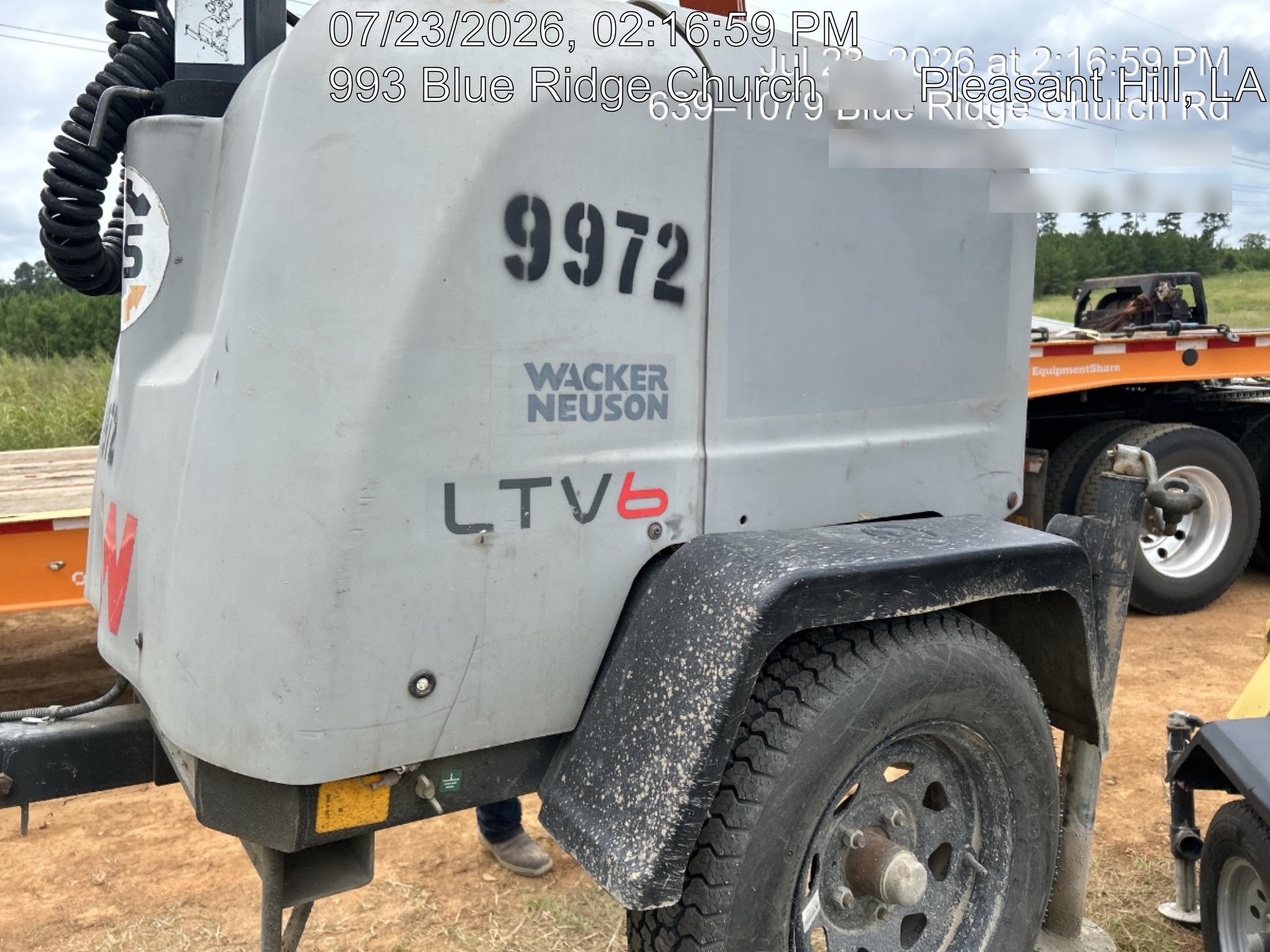 Wacker Neuson LTV6K-MH Wacker Neuson LTV6K Towable Light Tower