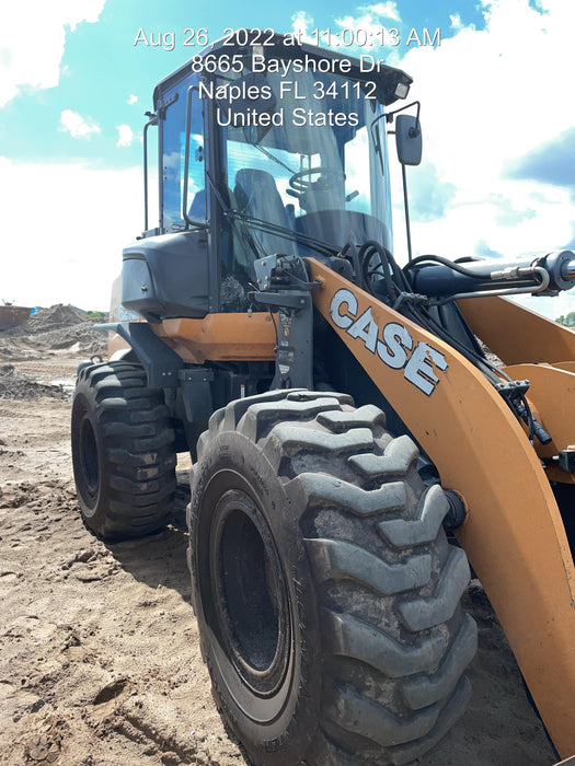 2018 Case 621G CLOSED CAB, 1 FUNCTION, JRB 416 STYLE HYD COUPLER