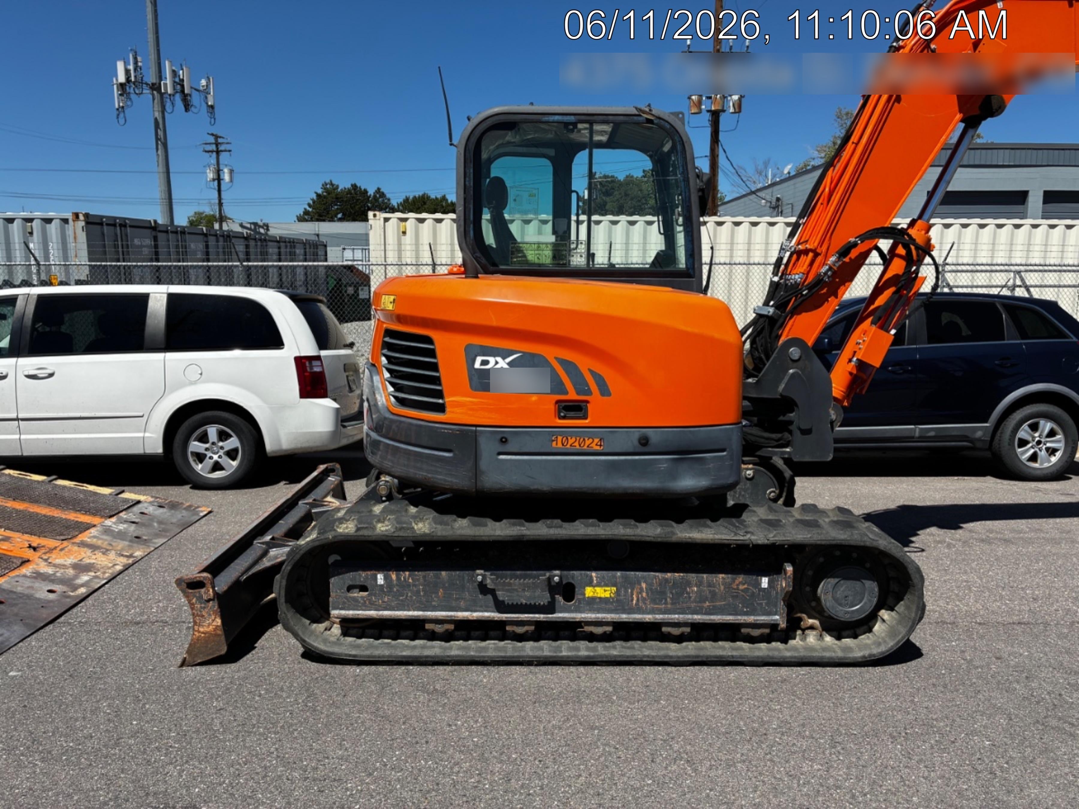 2019 Doosan DX85R-3 Standard Track Mini Excavator