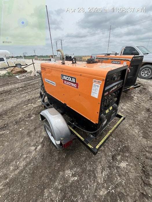 2022 Lincoln Electric LE400 Kubota V1505, Trlr, Cable Rack, Light Kit, ES Decals, T3