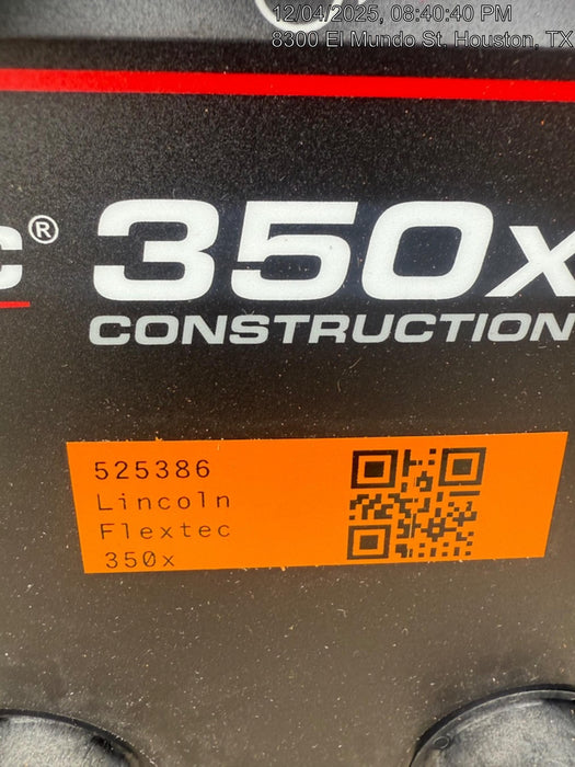 2025 LINCOLN ELECTRIC FLEXTEC 350X
