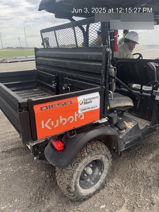 2022 Kubota RTV-X1140W-H Plastic Canopy, Windshield Acrylic Clear, LED Strobe Light, Wire Harness Kit, Back up Alarm