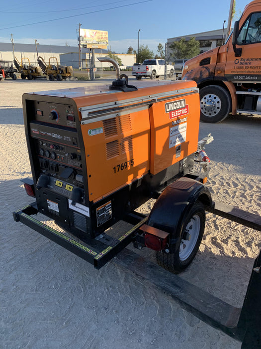 2021 Lincoln Electric Vantage 322 Vantage 322 Ready Pak 3 w/ Decals, ORANGE (includes trailer, cable rack, fender light kit) NO Telematics