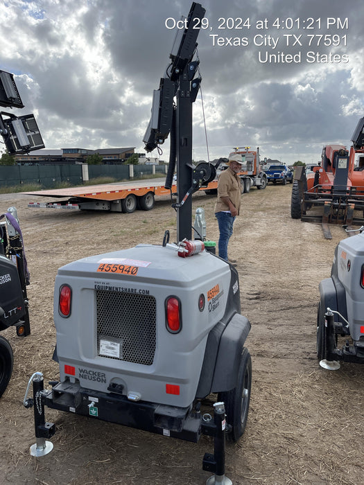 2024 Wacker Neuson LTT4 Diesel, Kohler KDW702, Deep Sea Controller, Auto Start, LED 320W, Bypass Outlet, T3