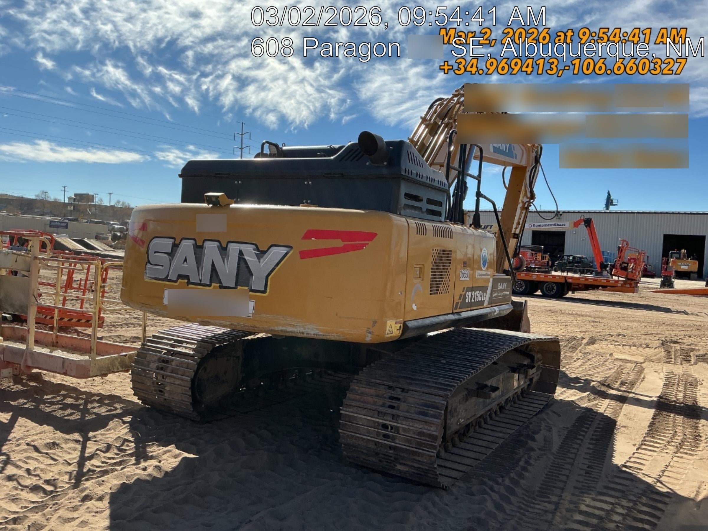 2019 SANY SY215