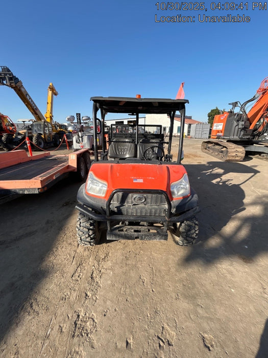 2021 Kubota RTV-X1140W-H Plastic Canopy, Windshield Acrylic Clear, LED Strobe Light, Wire Harness Kit, Back up Alarm