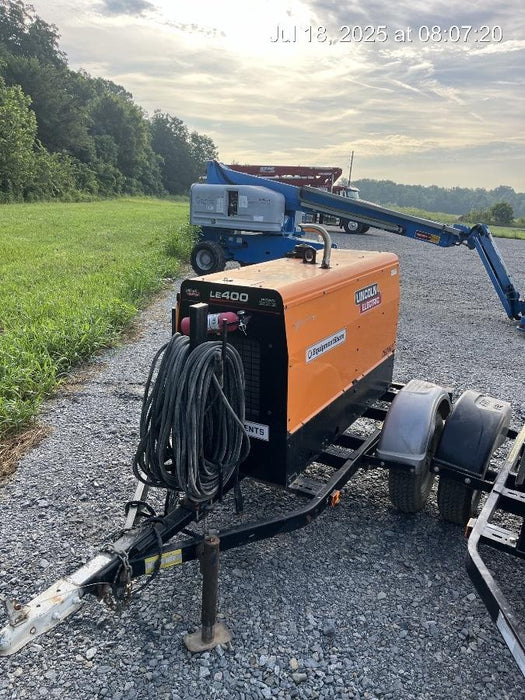 2022 Lincoln Electric LE400 Kubota V1505, Trlr, Cable Rack, Light Kit, ES Decals, T3