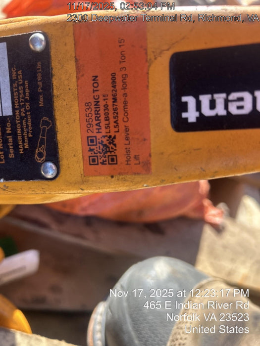 2023 HARRINGTON L5LB030-15