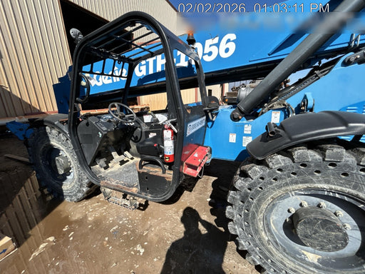 2018 Genie GTH-1056 Genie GTH-1056 w/Open ROPS, Solid Tires, Work Light/Beacon, 60" Carriage and Forks