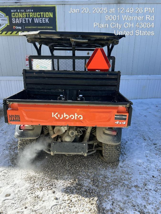 2022 Kubota RTV-X1140W-H Plastic Canopy, Windshield Acrylic Clear, LED Strobe Light, Wire Harness Kit, Back up Alarm