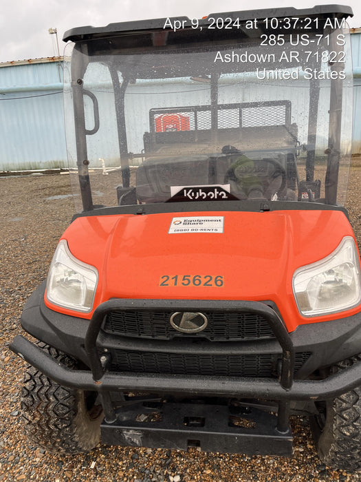 2022 Kubota RTV-X1140W-H Plastic Canopy, Windshield Acrylic Clear, LED Strobe Light, Wire Harness Kit, Back up Alarm