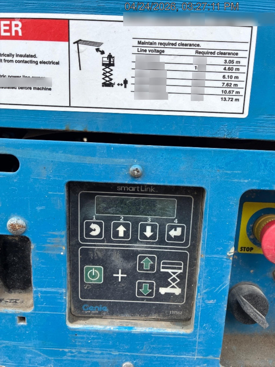 2018 Genie GS-1930 Genie GS-1930 w/Fixed Rail, Chain Entry