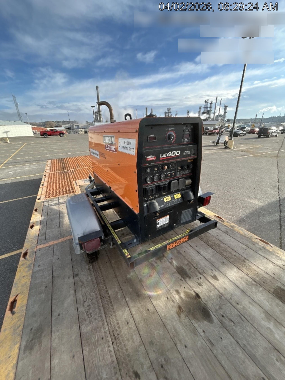 2022 Lincoln Electric LE400 Kubota V1505, Trlr, Cable Rack, Light Kit, ES Decals, T3