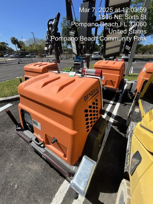 2025 Generac MLTS-4 Diesel, Mitsubishi L2E, 7.1 hp @1800 rpm, Flex Switch 120V Input, Powerzone Controller, (4) 320W LED Lights, 4kW Generator, 39.9 Gal Fuel Tank, 2" Ball, T3, ES Decals