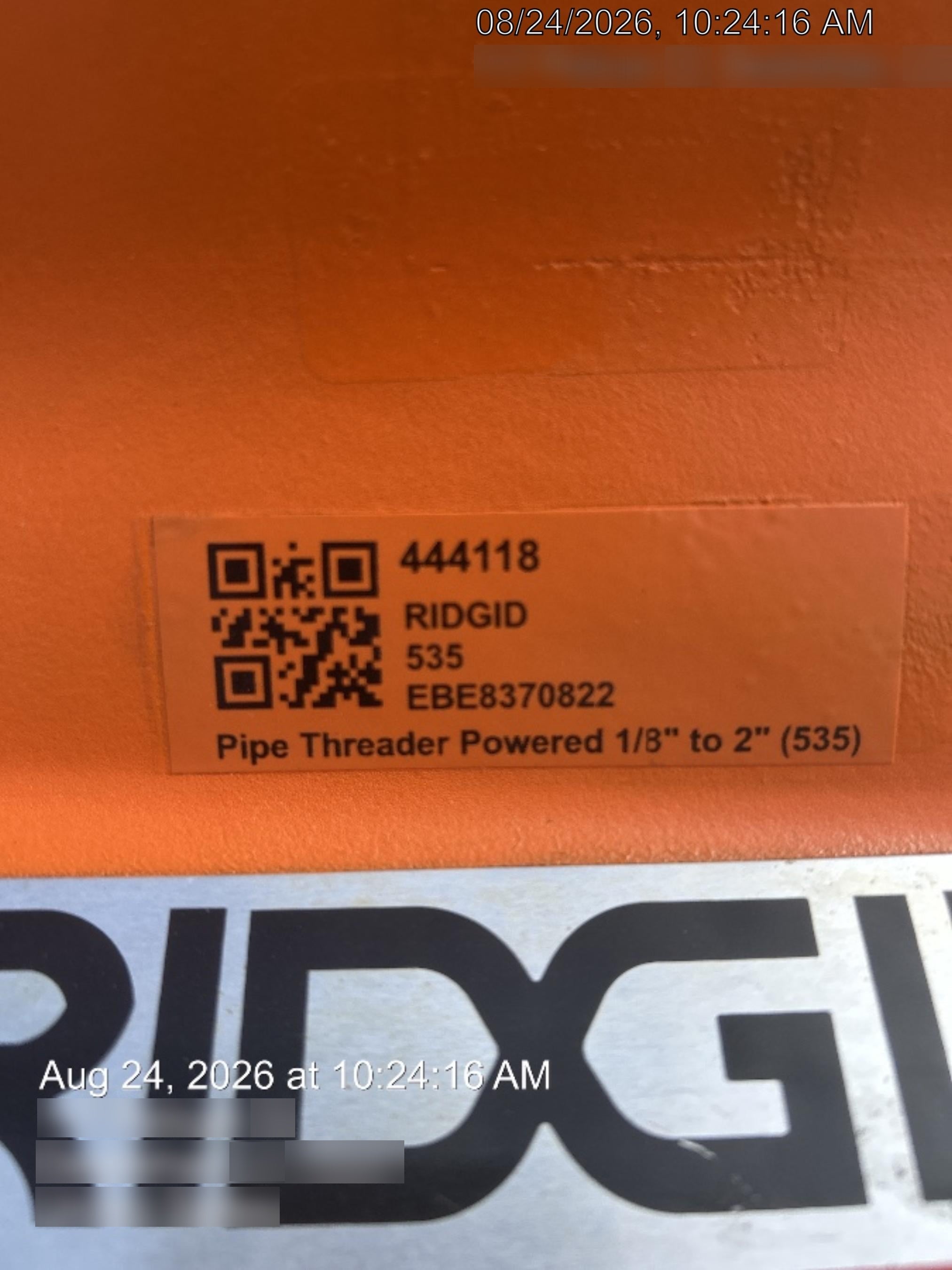2024 RIDGID 535