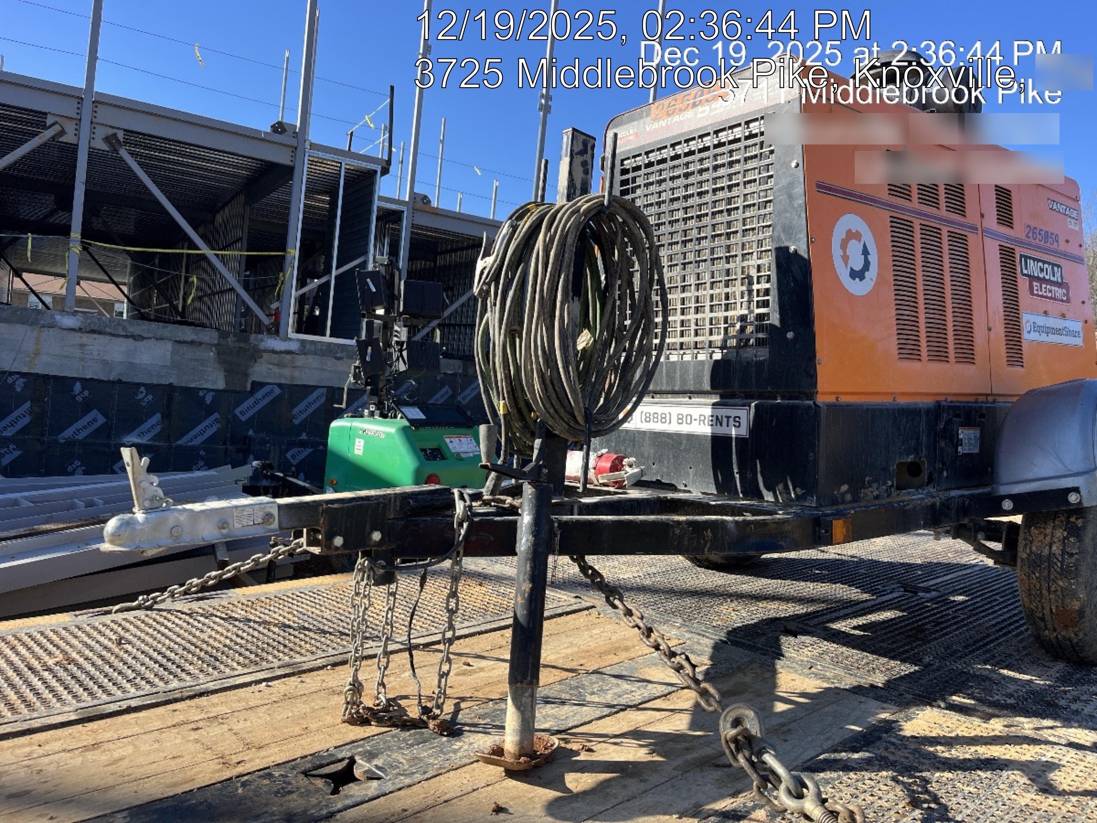 2022 Lincoln Electric Vantage 549X Crosslink Technology, Trailer Mounted, ES Decals, T3