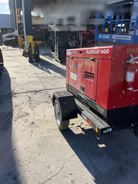 2024 Shindaiwa DGW400DML Kubota D902 Engine, 23 HP, Dual Op Welder, Wire, Arc, Droop Stick, Tig, and CC Stick Functionality, Simulphase, 3 Phase and 1 Phase Gen Output, Single Axle NB Trlr, Slr Trckl Chrg 12V 12W, Fire Ext, T3