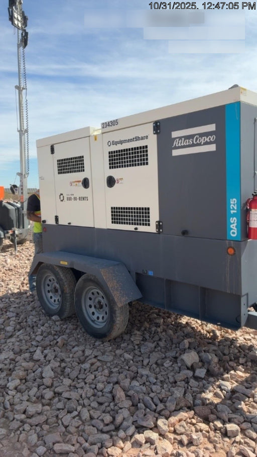 2022 ATLAS COPCO QAS 125