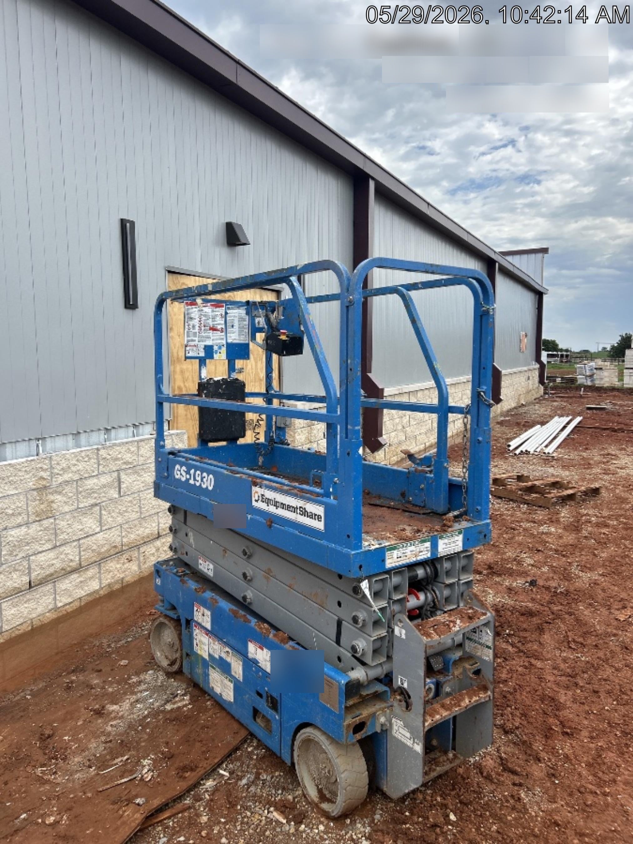 2019 Genie GS-1930 Fixed rails with chain Entry